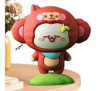 Figurine de poupée en boule de pâte | Animal Series Desk Dotes Figurines | Jolis ornements de tableau de bord de voiture, figurines de poupée de dessin animé de bureau à collectionner pour ni