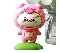 Figurine de poupée en boule de pâte | Animal Series Desk Dotes Figurines | Jolis ornements de tableau de bord de voiture, figurines de poupée de dessin animé de bureau à collectionner pour ni