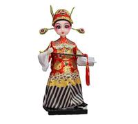 Figurine de poupées d'opéras de Pékin - Sculpture traditionnelle chinoise - Ornement de collection pour décoration de la maison et cadeau culturel - Ornement artisanal traditionnel