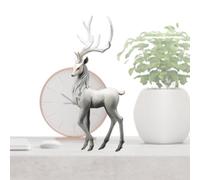 Figurine de renne, décor de renne | Figurine de cerf en résine créative | Statue de cerf élégante pour les décorations de noël, Figurines d'animaux d'élan en résine pour la décoration de la maison