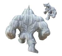 Figurine De Requin | Statuette Animale De Bureau | Sculpture de Requin Musculeux et Hurlant pour Chambre d'Enfant et Bibliothèque