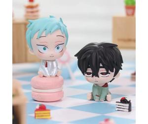 Figurine de scène Alien pour bébé, boîte aveugle Surprise de haute qualité, Version Q, jouet, ornement de bureau, cadeaux, nouveau, en Stock 2PCS Single Box A