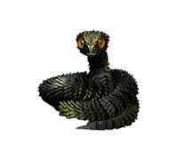 Figurine de serpent mobile - Construction en polymère durable, sculpture de créature vive, sections de flexion connectées | Vitrine d'animaux articulées multicolore, modèle de soulagement du stress