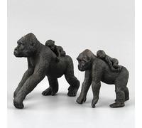 Figurine De Simulation De Gorille Sauvage, Modèle Solide, Jouets Éducatifs Pour Enfants, Cadeau