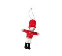 Figurine de soldat casse-noix classique en tissu à suspendre pour sapin de Noël, décoration de vacances, 1 pièce, casse-noisette, soldats