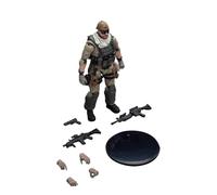 Figurine de soldat des forces spéciales à l'échelle 1:18, modèle militaire détaillé avec accessoires réalistes et articulation flexible pour affichage, jeu de simulation, cadeau pour adolescents