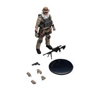 Figurine de soldat des forces spéciales à l'échelle 1:18, modèle militaire détaillé avec accessoires réalistes et articulation flexible pour affichage, jeu de simulation, cadeau pour adolescents