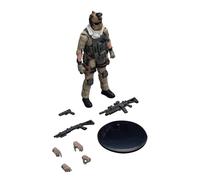 Figurine de soldat des forces spéciales à l'échelle 1:18, modèle militaire détaillé avec accessoires réalistes et articulation flexible pour affichage, jeu de simulation, cadeau pour adolescents