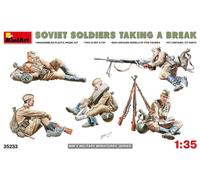 Figurine De Soldats Soviétiques En Pause Kit En Plastique Modèle 1:35 MINIART