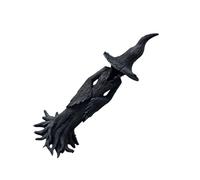 Figurine de sorcière mystique sculptée à la main en résine - Sculpture idéale pour les décorations de fête d'Halloween et les collections - Statue pour décoration d'Halloween - Figurine vibrante