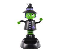 Figurine de squelette dansant à énergie solaire pour décoration de tableau de bord de voiture et décoration de bureau