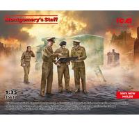 Figurine De Staff Montgomery 1:35 Kit De Modèle En Plastique ICM