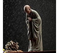Figurine de Statue de Bouddha Zen, Sculpture Religieuse, décoration intérieure pour la Maison, étude, Salon, décorations en céramique, Ornements, A