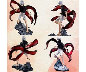 Figurine de Tokyo Ghoul, masque de mille-pattes, visage modifiable, Kaneki Ken, figurine d'animation, ornements décoratifs périphériques A