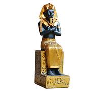 Figurine de Toutankhamon de 26,4 cm de haut, serre-livres de pharaon égyptien, décoration unique de maison et de jardin, sculpture égyptienne vintage, pour les amateurs d'histoire