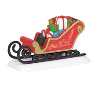 Figurine de tra neau de No l classique multicolore de 6,3 cm, collection Village du D partement 56