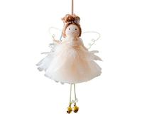 Figurine de vacances d ' intérieur 17 x 12 cm, décoration d ' arbre avec dessus en boucle, jupe en et affichage saisonnier pour la maison, ornement de figurine saisonnière, décoration d ' arbre de en