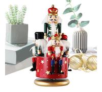 Figurine De Vacances Musicale - Cadeau De Musique Drô, Boîte À Collectionner D'éclairage, Jouet De Noël Fantaisiste | Thème De Ballet De Casse-Noisette Décoratif, Charmant Fonctionnalité Rotative AR