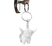 Figurine de vache Highland - Décoration imprimée de vache mignonne mignonne, Highland - Décoration de vache - Ornement des vache Highland, Ha-Iland - Cow Gift, Highland Cow Cake Topper, Texas Longorn