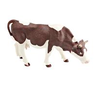 Figurine de vache Holstein - Figurine éducative en forme de vache pour bureau - Décoration de table pour chambre à coucher, salle d'étude