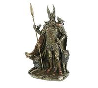 Figurine de Vérone Odin Dieu germanique Vodan bronzé avec dieux nordiques