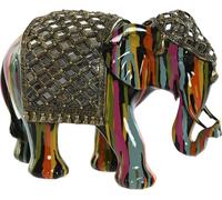 Figurine déco Home ESPRIT Coloré Résine Éléphant 31 x 14 x 22 cm