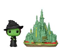 Figurine décoratif Funko Pop Town Wicked Elphaba With The Emerald City Vert 11,8x16,12 cm