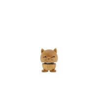 Figurine décoratif Hoptimist Chat Marron 5,5x5,9x7,3 cm