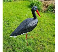 Figurine décorative Cigogne Grande Noir H: 88 cm de Jardin décoration extérieure