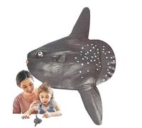 Figurine décorative de poisson - réplique réaliste de l'océan, conception d'aide au jeu éducative créative, construction de variantes de présentation polyvalentes, application pratique pour les enfant