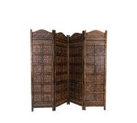 Figurine Décorative Déco Accessoires de Maison Bois Brun Oriental 200cm Boho