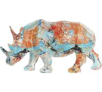 Figurine décorative DKD Home Decor 34 x 12,5 x 16,5 cm Multicolore Rhinocéros Moderne