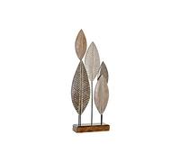 Figurine décorative DKD Home Decor Bambou Fer Feuilles (33 x 10 x 81 cm)