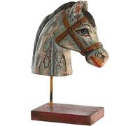 Figurine décorative DKD Home Decor Cheval de fer Bois de manguier (24 x 12 x 35 cm)