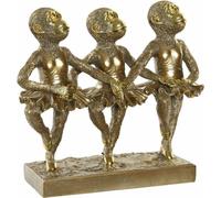 Figurine décorative DKD Home Decor FZ-95092 Or résine coloniale singe (32,5 x 12,5 x 29 cm)