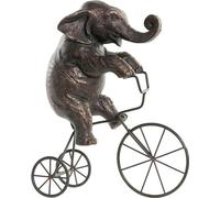 Figurine décorative DKD Home Decor métal résine éléphant (30 x 12 x 37 cm)