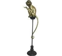 Figurine décorative DKD Home Decor Or Métal Résine Coloniale Singe (32 x 21 x 105 cm)
