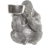Figurine décorative DKD Home Decor résine argentée Gorille (32 x 26,5 x 36 cm)