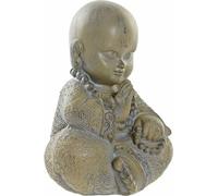 Figurine décorative DKD Home Decor Résine gris clair Moine (11 x 8.5 x 15.5 cm)