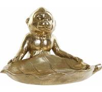 Figurine décorative DKD Home Decor Singe en résine dorée (23 x 20.4 x 14.8 cm)