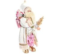 Figurine Décorative - Dkd Home Decor - Standard - Polyester - Gris Et Rose - Intérieur