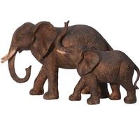 Figurine décorative éléphant 18 x 32 x16 cm Elephant Figurine décorative Afrique Style antique