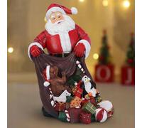 Figurine Décorative En Résine Du Père Noël, Collection De Style E