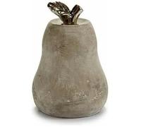 Figurine Décorative - Gift Decor - Grise Ciment Poire - 15 X 20,5 X 15 Cm - Lot De 6 Unités - Intérieur