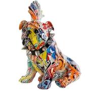 Figurine déco Home ESPRIT Coloré Chien 17 x 25 x 27 cm
