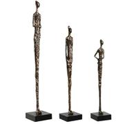 Figurine décorative - HOME ESPRIT - Moderne - Noir - 11,5 x 11,5 x 70 cm - Intérieur