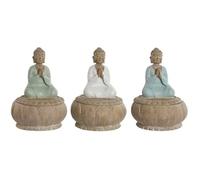 Figurine décorative - HOME ESPRIT - Multicolore - 11 x 11 x 15 cm - Lot de 3 unités - Intérieur