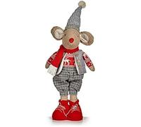 Figurine décorative - Krist+ - S3611552 - 48 cm - Blanc Rouge Gris Crème - Intérieur
