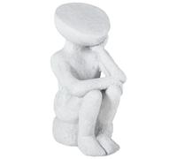 Figurine Décorative MgO Intérieur Extérieur Accessoire de Jardin Gris Fria