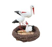 Figurine décorative nid de Cigogne 3 cigognes H: 75cm de Jardin décoration Figure